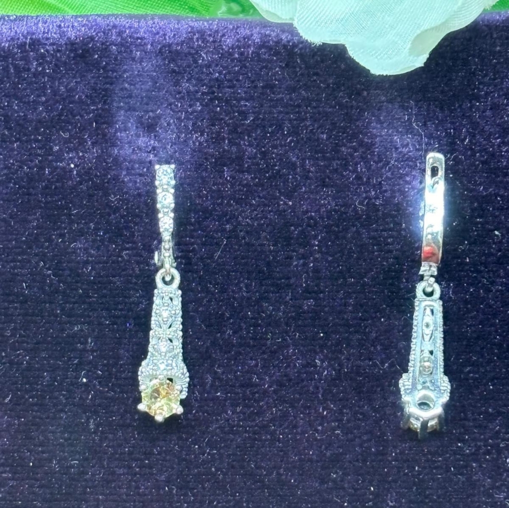 925 Sterling Silver Turkish Vintage Zultanite WeddingJewelry Set  for Women,NEW, - Picture 7 of 9